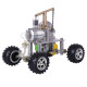 balance type single cylinder hot air stirling engine powered modified 4-wheeled car model physical experiment lab toy balance type single cylinder hot air stirling engine powered modified 4-wheeled car model physical experiment lab toy