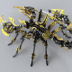 black & golden 3d stainless steek diy scorpion metal model kits black & golden 3d stainless steek diy scorpion metal model kits