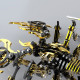 black & golden 3d stainless steek diy scorpion metal model kits black & golden 3d stainless steek diy scorpion metal model kits