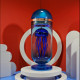 blue mechanical capsule jellyfish model artistic with glass cover blue mechanical capsule jellyfish model artistic with glass cover