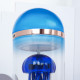 blue mechanical capsule jellyfish model artistic with glass cover blue mechanical capsule jellyfish model artistic with glass cover
