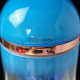 blue mechanical capsule jellyfish model artistic with glass cover blue mechanical capsule jellyfish model artistic with glass cover