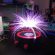 bluetooth mini sstc tesla coil musical artificial lightning -red&black bluetooth mini sstc tesla coil musical artificial lightning -red&black