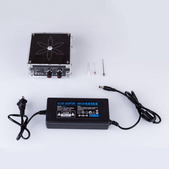 bluetooth musical tesla coil high frequency arc lighter impulse generator with 48v2a power supply bluetooth musical tesla coil high frequency arc lighter impulse generator with 48v2a power supply