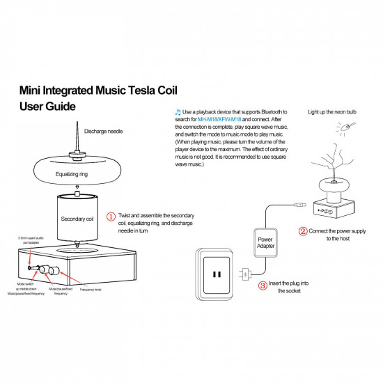 bluetooth square wave music tesla coil with 20cm artificial lightning bluetooth square wave music tesla coil with 20cm artificial lightning