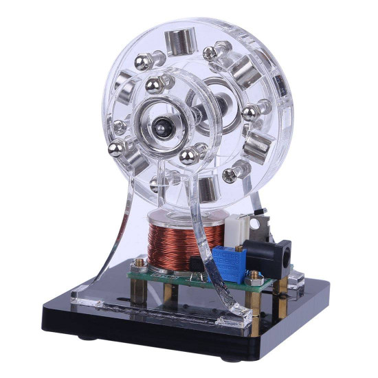 brushless magnetic suspension hall motor engine stem toy (random color light) brushless magnetic suspension hall motor engine stem toy (random color light)