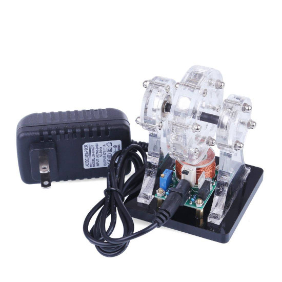 brushless magnetic suspension hall motor engine stem toy (random color light) brushless magnetic suspension hall motor engine stem toy (random color light)
