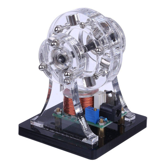 brushless magnetic suspension hall motor engine stem toy (random color light) brushless magnetic suspension hall motor engine stem toy (random color light)