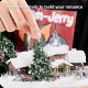 build a christmas santa claus's village model 3d puzzle kits build a christmas santa claus's village model 3d puzzle kits