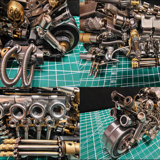 build a motorcycle 3d diy metal mode kits gift for bikers 900+pcs build a motorcycle 3d diy metal mode kits gift for bikers 900+pcs
