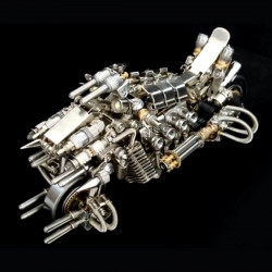 build a motorcycle 3d diy metal mode kits gift for bikers 900+pcs