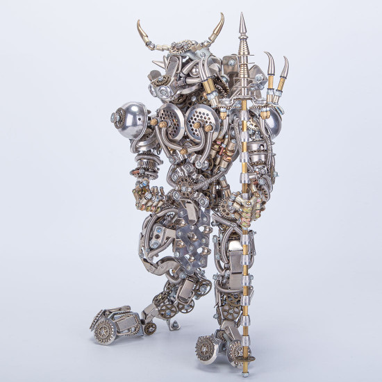 bull-headed demon minotaur 3d diy metal assembly model building kits bull-headed demon minotaur 3d diy metal assembly model building kits