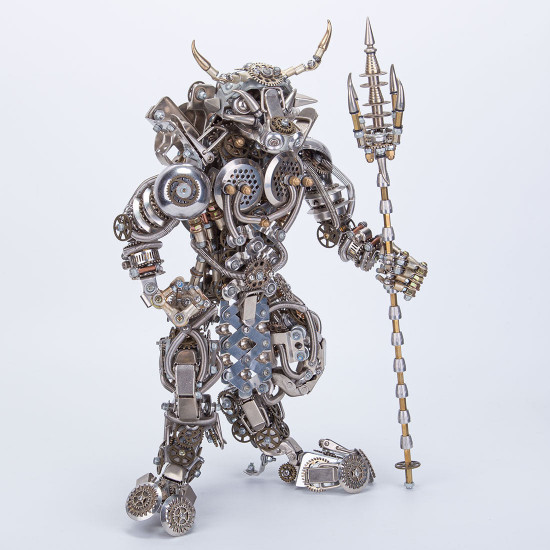bull-headed demon minotaur 3d diy metal assembly model building kits bull-headed demon minotaur 3d diy metal assembly model building kits