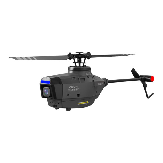c127ai scout drone model 2.4g rc 4ch single-rotor brushless rc helicopter model without aileron - rtf version c127ai scout drone model 2.4g rc 4ch single-rotor brushless rc helicopter model without aileron - rtf version