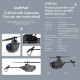 c127ai scout drone model 2.4g rc 4ch single-rotor brushless rc helicopter model without aileron - rtf version c127ai scout drone model 2.4g rc 4ch single-rotor brushless rc helicopter model without aileron - rtf version