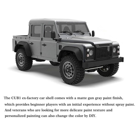 capo cub 1/18 assembly 4wd electric rc offroad vehicle crawler pickup truck model with differential lock kit capo cub 1/18 assembly 4wd electric rc offroad vehicle crawler pickup truck model with differential lock kit