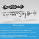 capo cub 1/18 assembly 4wd electric rc offroad vehicle crawler pickup truck model with differential lock kit capo cub 1/18 assembly 4wd electric rc offroad vehicle crawler pickup truck model with differential lock kit