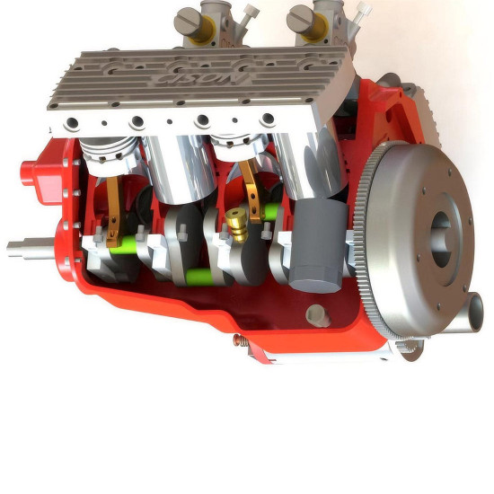 cison 1/6 gas flathead v8 engine small block engine model kits water-cooled 4 stroke 44cc cison 1/6 gas flathead v8 engine small block engine model kits water-cooled 4 stroke 44cc