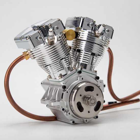cison fg-vt157 15.7cc miniature v-twin motorcycle engine ohv 4 stroke air-cooled gasoline engine model cison fg-vt157 15.7cc miniature v-twin motorcycle engine ohv 4 stroke air-cooled gasoline engine model