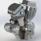 cison fg-vt9 9cc gasoline v-twin model engine build diy mini engine kits cison fg-vt9 9cc gasoline v-twin model engine build diy mini engine kits