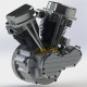 cison fg-vt9 9cc gasoline v-twin model engine build diy mini engine kits cison fg-vt9 9cc gasoline v-twin model engine build diy mini engine kits