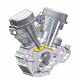 cison fg-vt9 9cc gasoline v-twin model engine build diy mini engine kits cison fg-vt9 9cc gasoline v-twin model engine build diy mini engine kits
