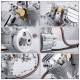cison fg-vt9 9cc gasoline v-twin model engine build diy mini engine kits cison fg-vt9 9cc gasoline v-twin model engine build diy mini engine kits