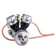cison fg-vt9 9cc v2 two-cylinder four-stroke air-cooling gasoline motorcycle engine with base air filter set cison fg-vt9 9cc v2 two-cylinder four-stroke air-cooling gasoline motorcycle engine with base air filter set