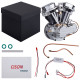 cison fg-vt9 9cc v2 two-cylinder four-stroke air-cooling gasoline motorcycle engine with base air filter set cison fg-vt9 9cc v2 two-cylinder four-stroke air-cooling gasoline motorcycle engine with base air filter set