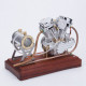 cison fg-vt9 9cc v2 two-cylinder four-stroke air-cooling gasoline motorcycle engine with base air filter set cison fg-vt9 9cc v2 two-cylinder four-stroke air-cooling gasoline motorcycle engine with base air filter set