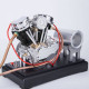 cison fg-vt9 9cc v2 v twin model engine with air filter base tank set cison fg-vt9 9cc v2 v twin model engine with air filter base tank set