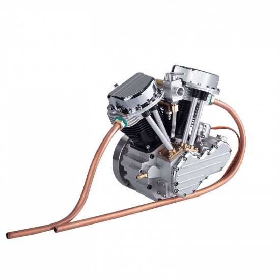 cison fg-vt9 9cc v2 v twin model engine with air filter base tank set cison fg-vt9 9cc v2 v twin model engine with air filter base tank set