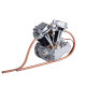 cison fg-vt9 9cc v2 v twin model engine with air filter base tank set cison fg-vt9 9cc v2 v twin model engine with air filter base tank set