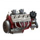 cison flathead v8 engine kits with metal base full set v8-440 44cc cison flathead v8 engine kits with metal base full set v8-440 44cc