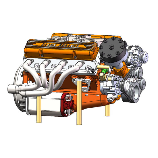 cison gasoline ohv v8 small-block engine model kits 4-stroke 44cc water-cooled 1/6 cison gasoline ohv v8 small-block engine model kits 4-stroke 44cc water-cooled 1/6