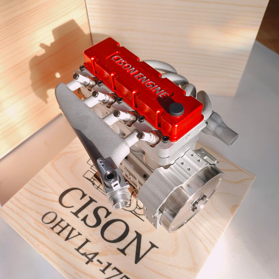 cison l4-175 17.5cc miniature ohv four-cylinder four-stroke engine kits that runs on gas for rc cars ships cison l4-175 17.5cc miniature ohv four-cylinder four-stroke engine kits that runs on gas for rc cars ships
