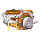 cison v8 engine kits v8-440 with metal base full set 44cc cison v8 engine kits v8-440 with metal base full set 44cc