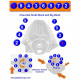 cison v8 engine kits v8-440 with metal base full set 44cc cison v8 engine kits v8-440 with metal base full set 44cc