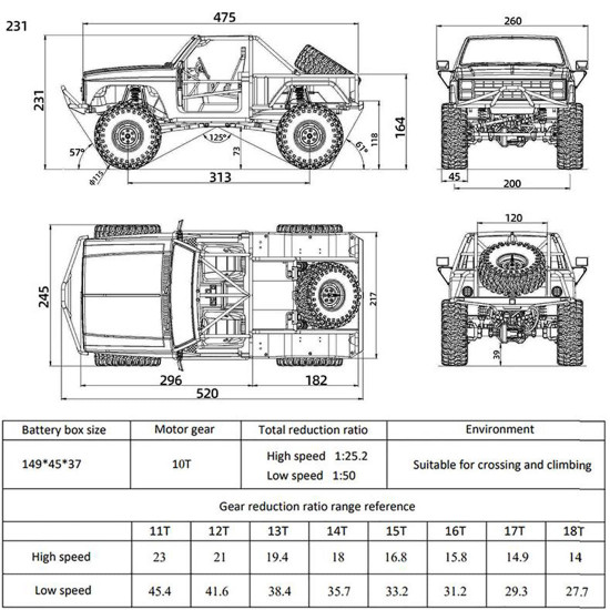 crossrc xt4 1/10 2.4g rc electric off-road crawler aseembly model kit version crossrc xt4 1/10 2.4g rc electric off-road crawler aseembly model kit version