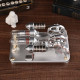 custom 2 cylinders hot air stirling engine model generator with voltage meter & led lamp bead custom 2 cylinders hot air stirling engine model generator with voltage meter & led lamp bead
