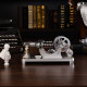 custom 2 cylinders hot air stirling engine model generator with voltage meter & led lamp bead custom 2 cylinders hot air stirling engine model generator with voltage meter & led lamp bead