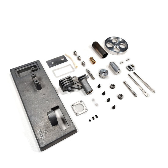 custom assembly γ-type diy luminous flywheel stirling engine kit experiment toy custom assembly γ-type diy luminous flywheel stirling engine kit experiment toy