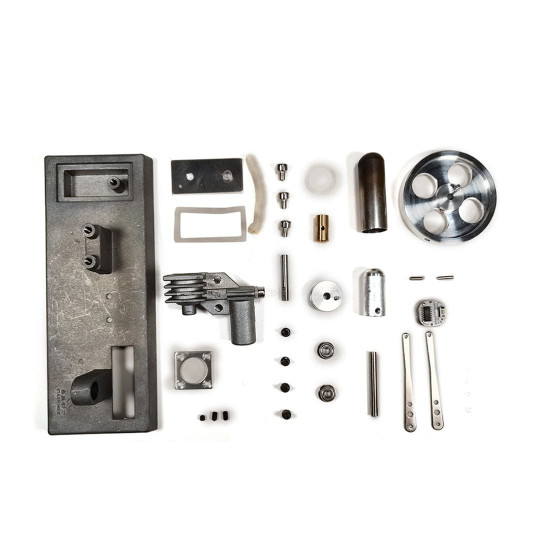 custom assembly γ-type diy luminous flywheel stirling engine kit experiment toy custom assembly γ-type diy luminous flywheel stirling engine kit experiment toy