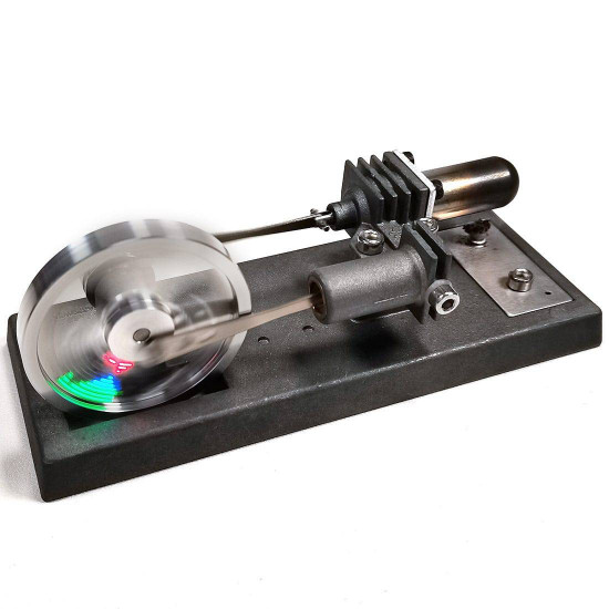 custom assembly γ-type diy luminous flywheel stirling engine kit experiment toy custom assembly γ-type diy luminous flywheel stirling engine kit experiment toy