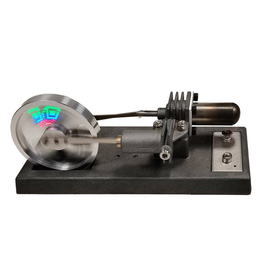custom assembly γ-type diy luminous flywheel stirling engine kit experiment toy custom assembly γ-type diy luminous flywheel stirling engine kit experiment toy