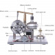 custom balance type hot air single cylinder stirling engine generator model with led bulb & voltage digital display meter custom balance type hot air single cylinder stirling engine generator model with led bulb & voltage digital display meter