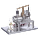 custom balance type hot air single cylinder stirling engine generator model with led bulb & voltage digital display meter custom balance type hot air single cylinder stirling engine generator model with led bulb & voltage digital display meter