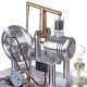 custom balance type hot air single cylinder stirling engine generator model with led bulb & voltage digital display meter custom balance type hot air single cylinder stirling engine generator model with led bulb & voltage digital display meter