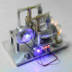 custom stirling engine 2 cylinders hot air generator model with voltage meter led bulb science experiment educational toy custom stirling engine 2 cylinders hot air generator model with voltage meter led bulb science experiment educational toy