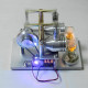 custom stirling engine 2 cylinders hot air generator model with voltage meter led bulb science experiment educational toy custom stirling engine 2 cylinders hot air generator model with voltage meter led bulb science experiment educational toy